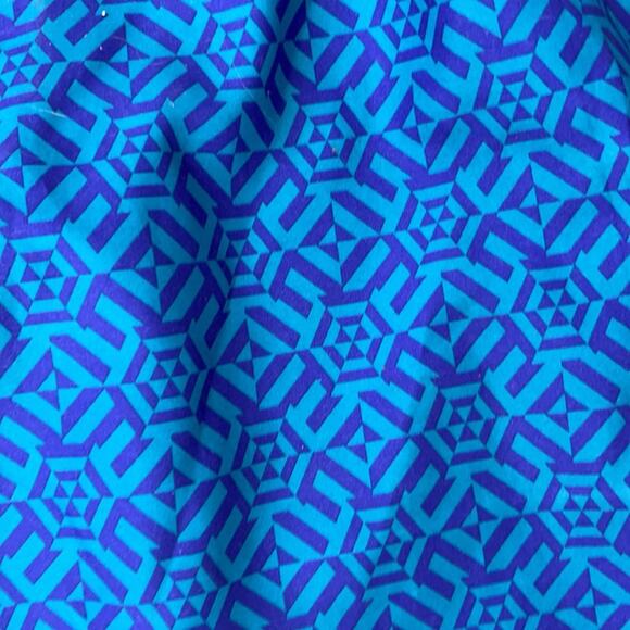 Ted Baker lined geometric print pull on drawstring waist swim trunks sz 7 - Picture 3 of 6